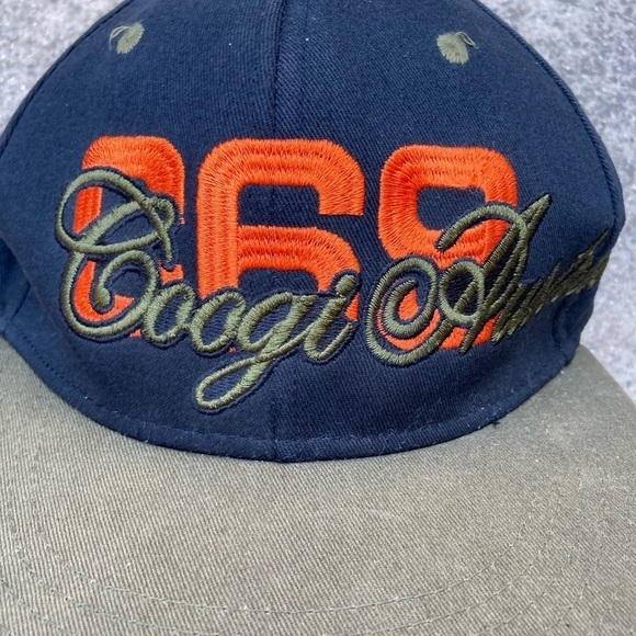 Men's COOGI Australia Black 069 Fitted Hat 7 1/2 Embroidery Cotton Nice RN101372 - Picture 5 of 11